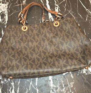 Michael Kors Brown Monogram Tote